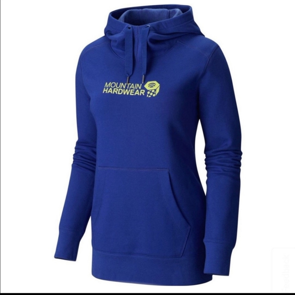 Mountain Hardwear Graphic Logo Pullover Hoodie Blue